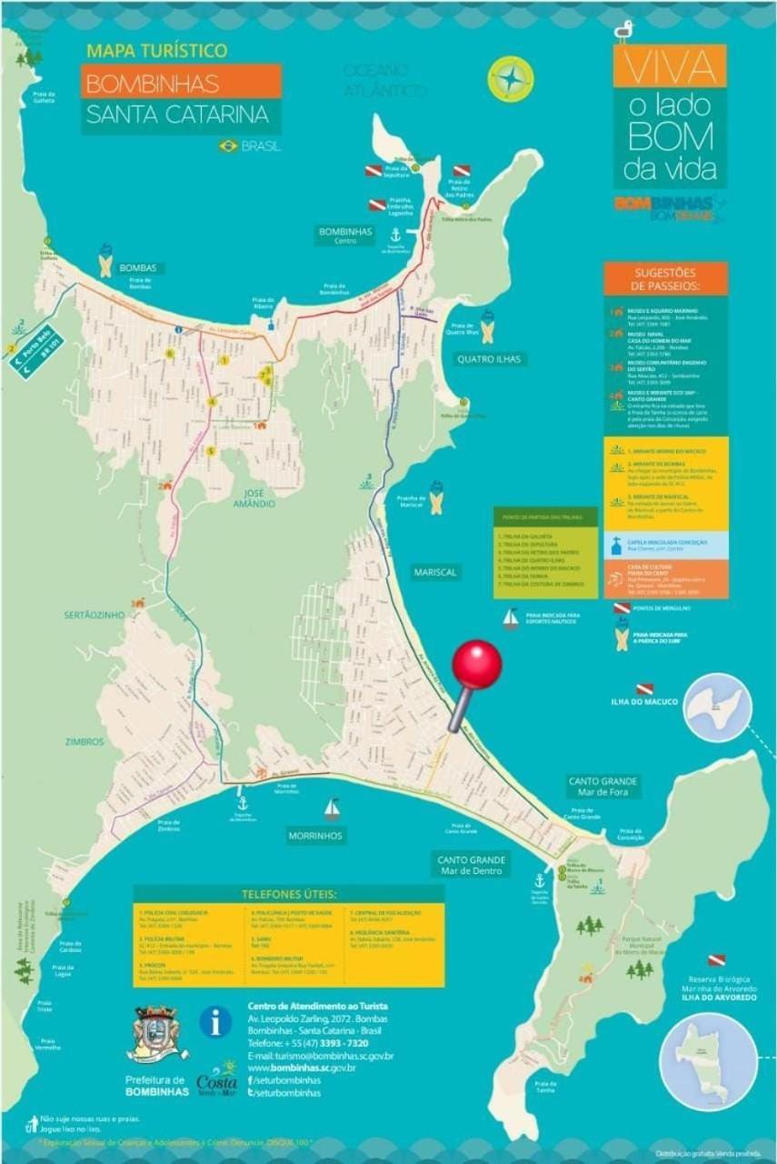 Апартаменты Apto Praia De Mariscal E Canto Grande Bombinhas Sc - Canela Flats 02 Экстерьер фото